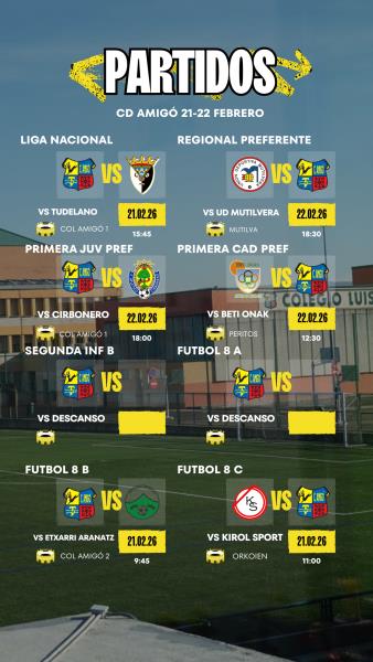 PARTIDOS 21-22 FEBRERO