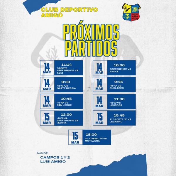 PROXIMOS PARTIDOS 