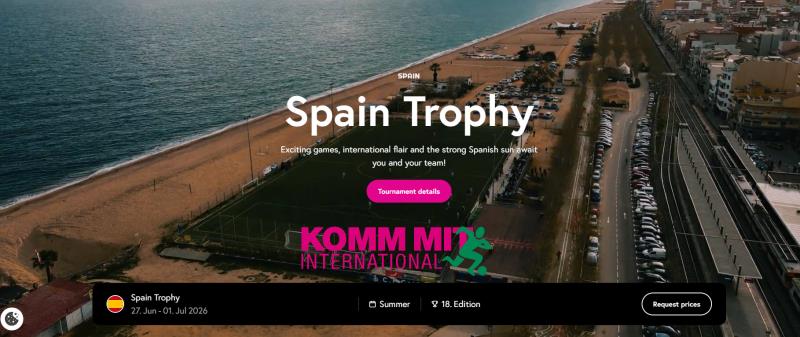 ACUDIREMOS AL TORNEO DE VERANO SPAIN CUP - KOMM MIT 2026, del  27 JUNIO A 1 JULIO 