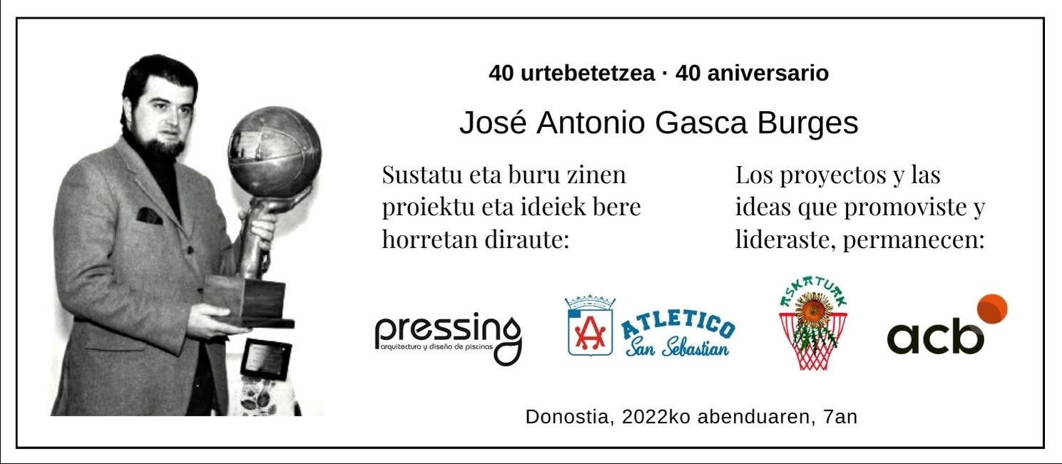 Hoy, hace 40 años, falleció José Antonio Gasca.