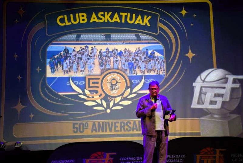 El Club Askatuak, premiado por la FGB en la Gala del basket 2025
