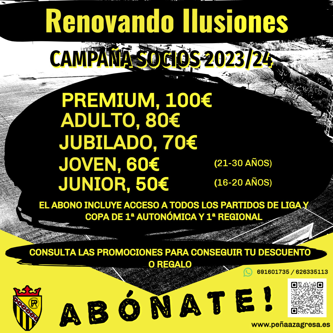 Renovando Ilusiones.... Campaña Socios 23/24