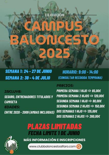 III CAMPUS DE BALONCESTO 2025