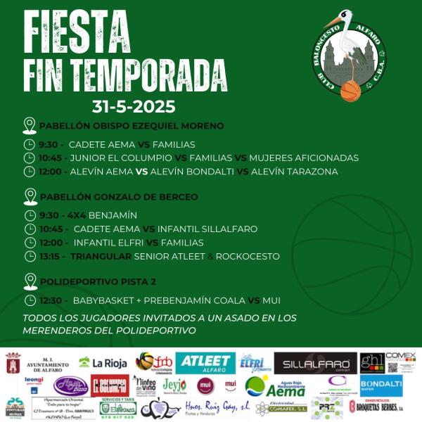 FIESTA FIN DE TEMPORADA