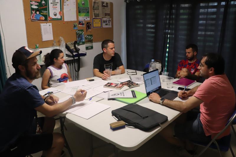 TRABAJANDO EN EL III CAMPUS DE BALONCESTO