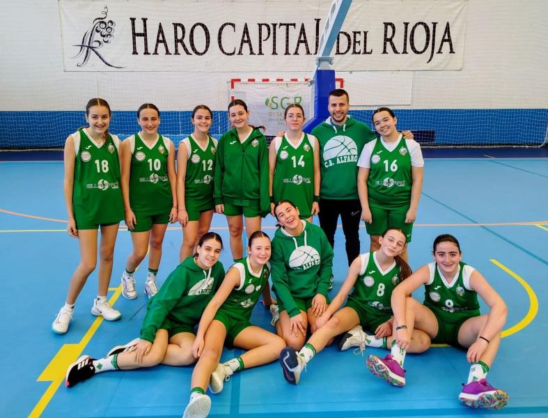 Los equipos del CB Alfaro encaran la segunda fase de temporada con el crecimiento como objetivo