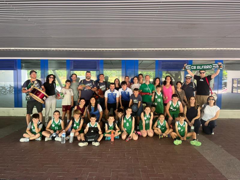 REPRESENTACION DEL C.B. ALFARO EN EL TORNEO MINI DE LA FEDERACION RIOJANA DE BALONCESTO
