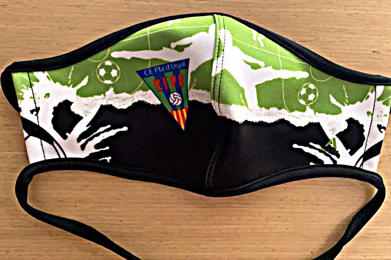 Compra la teva mascareta del CE Pla d'Urgell!
