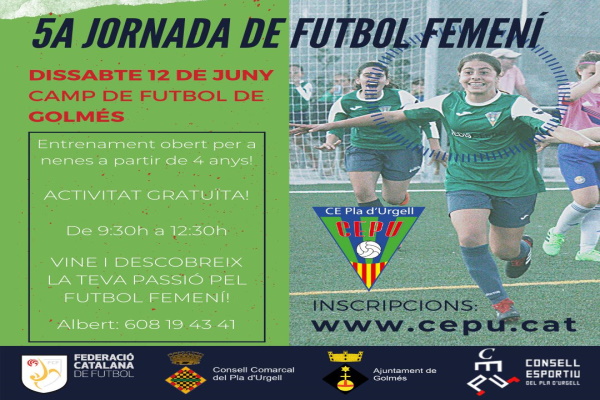 5a Jornada de Futbol Femení del CE Pla d'Urgell