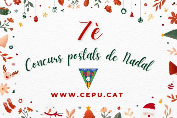 7è Concurs de postals de Nadal del CE Pla d