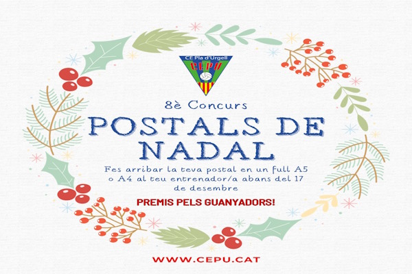 🎅8è Concurs Postals de Nadal del CE Pla d'Urgell🎁