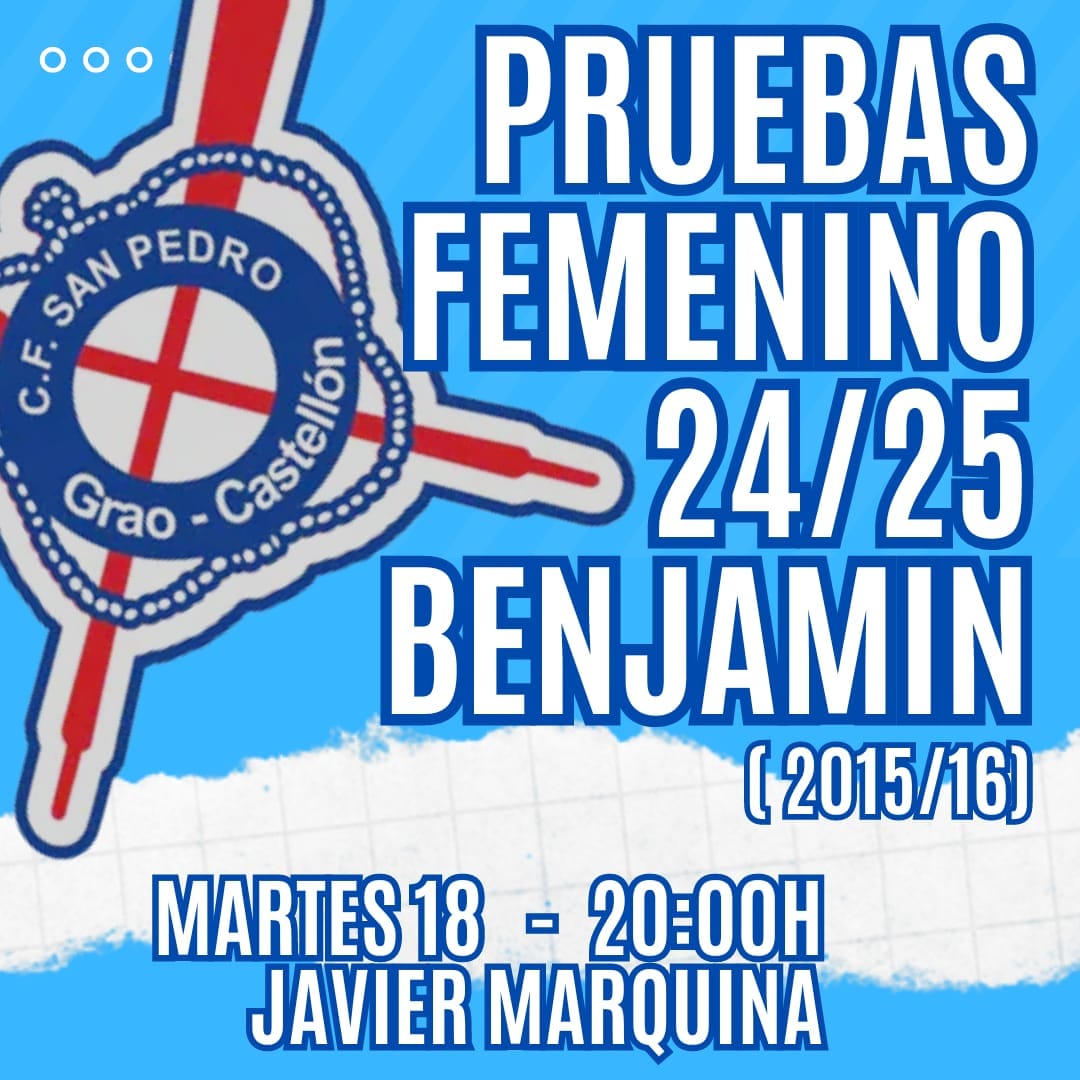 Pruebas femenino