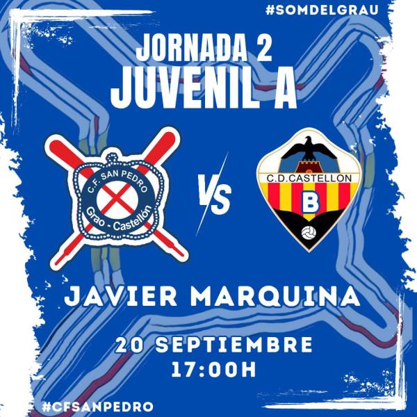 EL JUVENIL A QUIERE HACER BUENO EL EMPATE DE LA PRIMERA JORNADA GANANDO EL "DERBI"