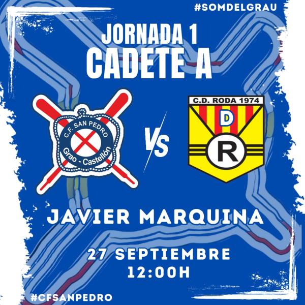 CADETE A QUIERE INICIAR LA LIGA CON BUEN PIE