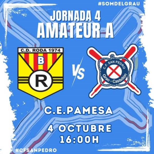 EL RODA MEDIRA LA BUENA DINAMICA DEL CF SAN PEDRO