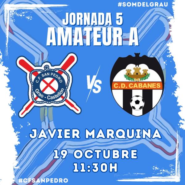 EL SAN PEDRO RECIBE AL CABANES CON LA MORAL POR LAS NUBES