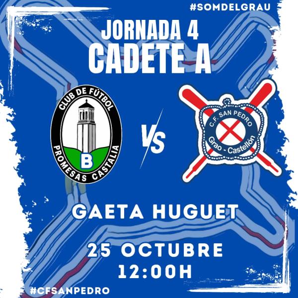 EL CADETE A BUSCA SU TERCERA VICTORIA CONSECUTIVA ANTE EL PROMESAS CASTALIA