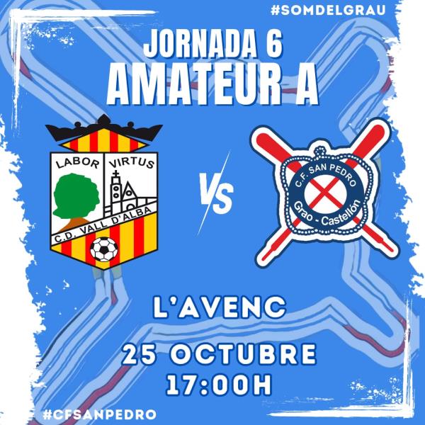 EL CF SAN PEDRO INTENTARA ESTIRAR LA RACHA POSITIVA ANTE EL VALL D´ALBA