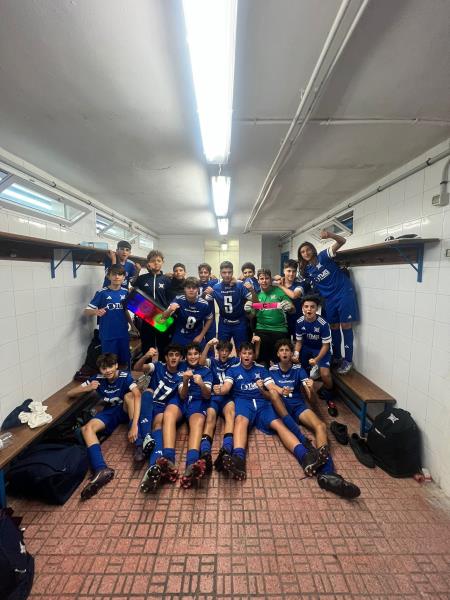 EL CADETE C GANA POR LA MINIMA