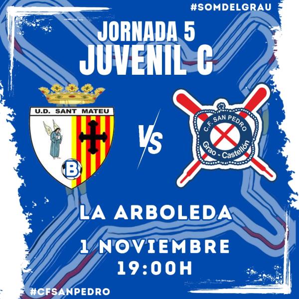 EL JUVENIL C VISITA AL SANT MATEU CON LA INTENCION DE VOLVER A GANAR