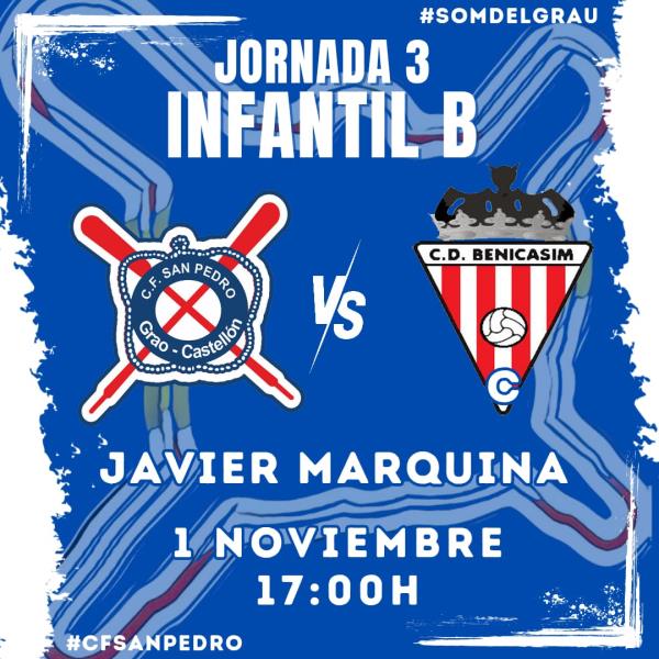 EL INFANTIL B RECIBE AL BENICASIM CONTANDO SUS PARTIDOS POR VICTORIAS