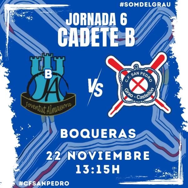 EL CADETE B QUIERE SUMAR SUS PRIMEROS PUNTOS LEJOS DE CASA