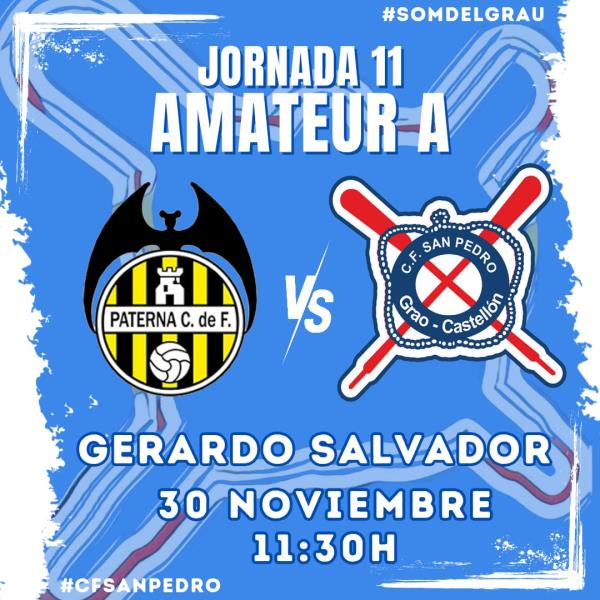 EL CF SAN PEDRO VIAJA A PATERNA CON LA MIRADA PUESTA EN LA ZONA ALTA