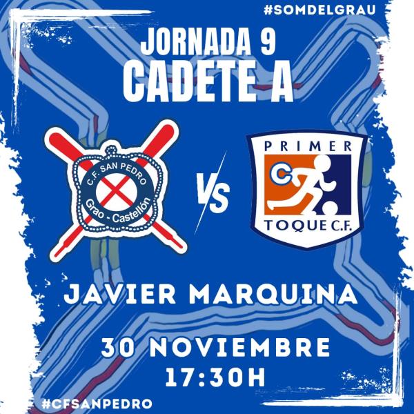 EL CADETE A QUIERE DAR UN GOLPE DE AUTORIDAD ANTE UNO DE LOS GALLITOS