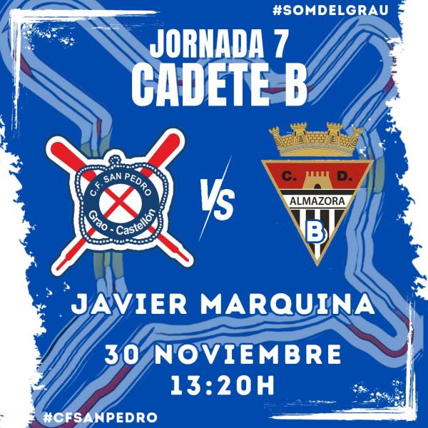 EL CADETE B QUIERE SUBIR UN PELDAÑO MAS ANTE UNO DE LA PARTE ALTA