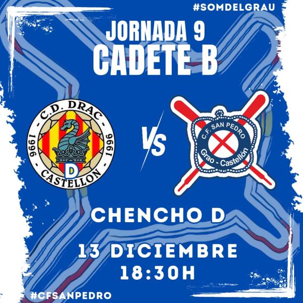 EL CADETE B INTENTARA ACERCARSE A LA ZONA ALTA DE LA CLASIFICACION 