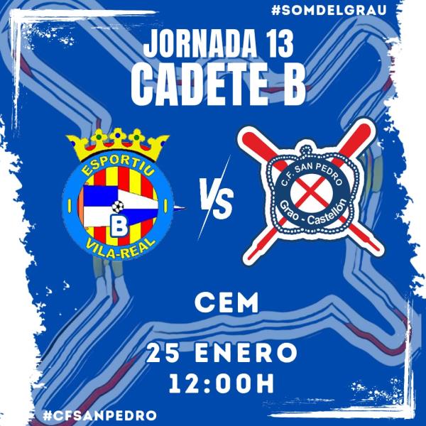 EL CADETE B QUIERE SUMAR EN CASA DEL LIDER