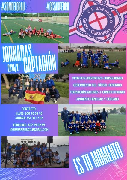 JORNADAS CAPTACION FUTBOL FEMENINO