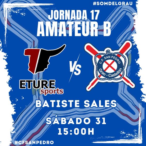 EL AMATEUR B VISITA SANT JORDI CON GANAS DE PUNTUAR