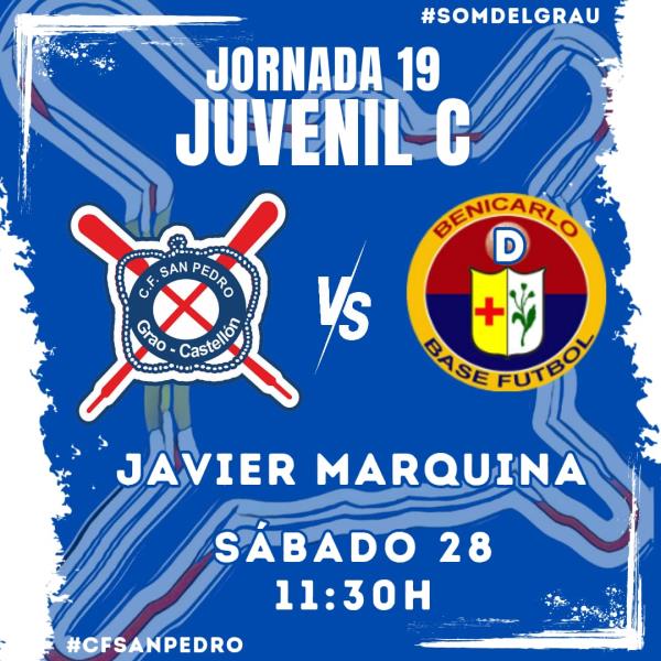 EL JUVENIL C RECIBE AL BENICARLO CON SABOR A REVANCHA