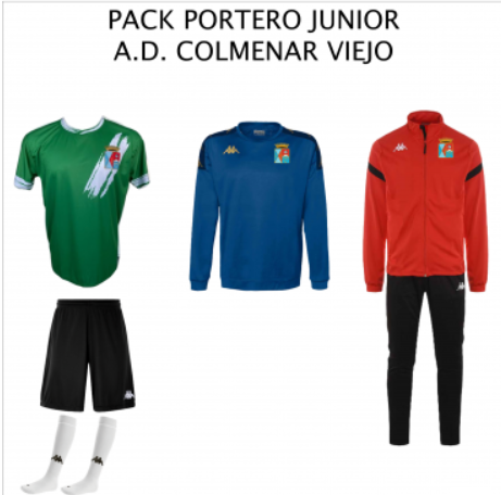 Pack Junior Entreno Portero