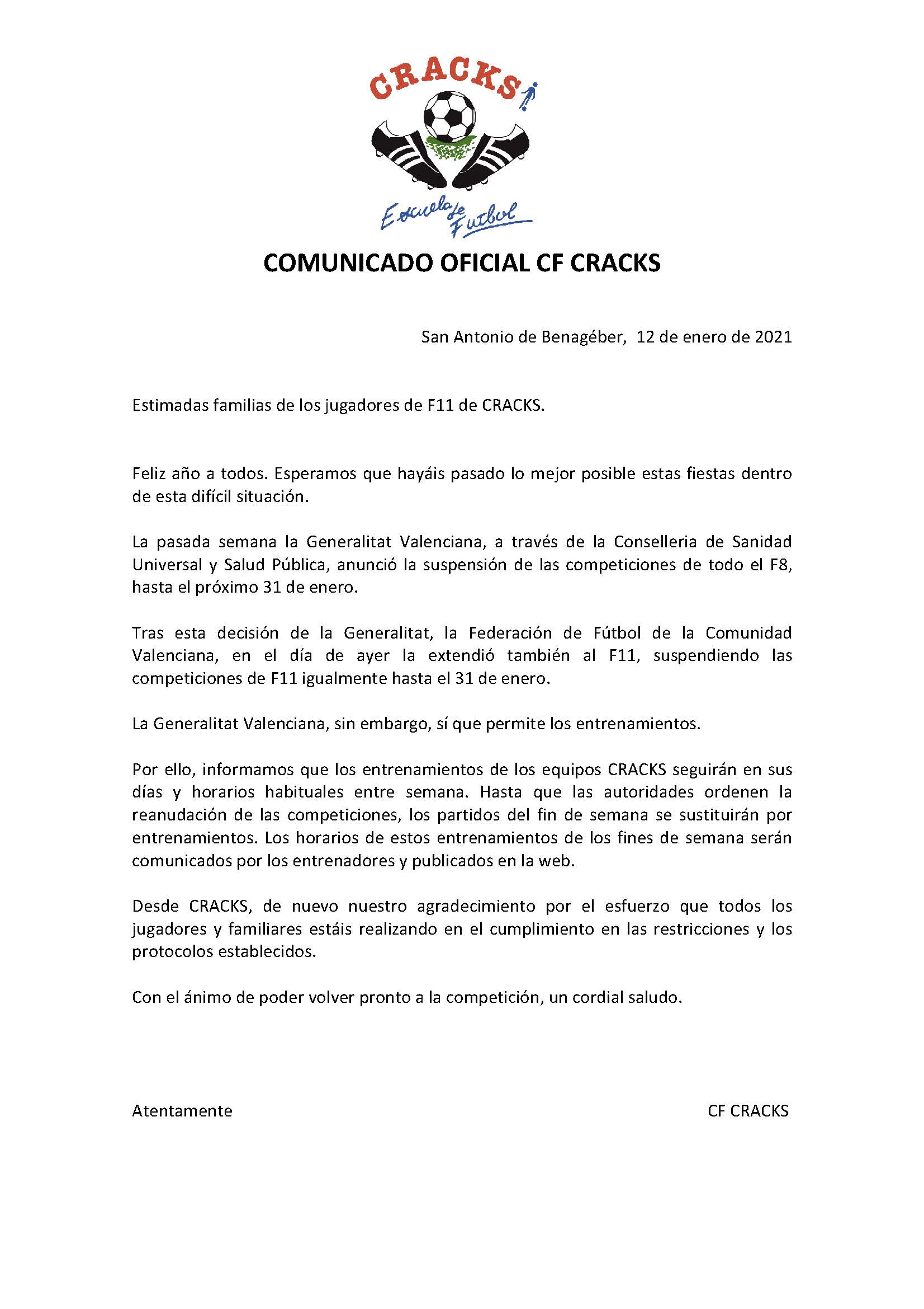 COMUNICADO 7 COVID 19