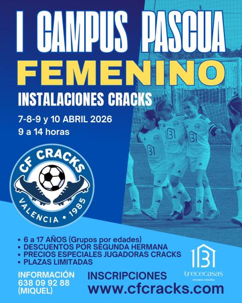 I CAMPUS FEMENINO CRACKS PASCUA 2026