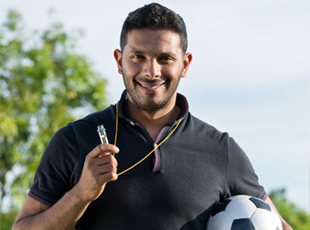 Pedro Gómez, entrenador de fútbol base