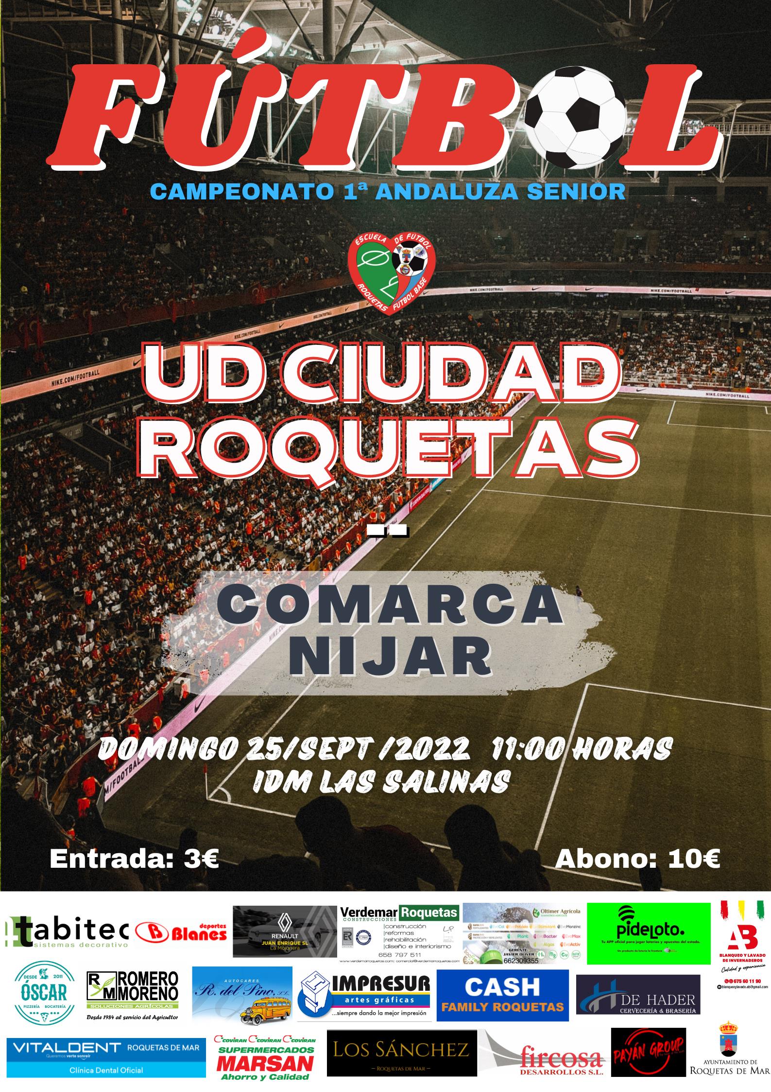UD CIUDAD DE ROQUETAS - COMARCA DE NIJAR SENIOR 1ª AND.