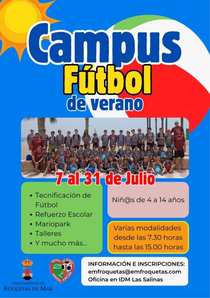 PRIMERAS 50 INSCRIPCIONES. CAMPUS DE VERANO