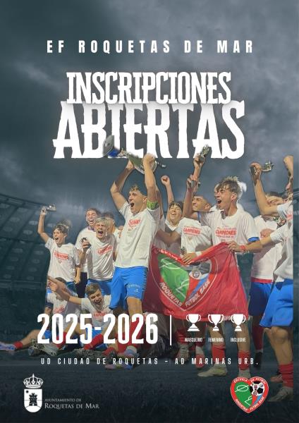 INSCRIPCIÓN TEMPORADA 2025-2026