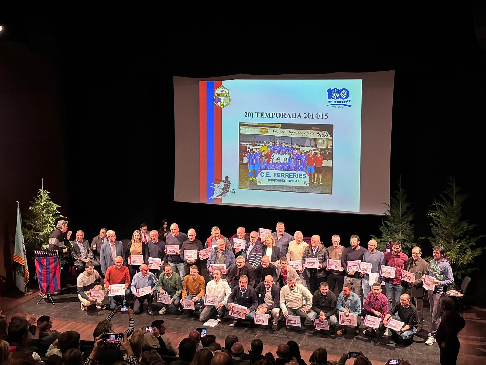 Gran gala del Centenari del CE Ferreries