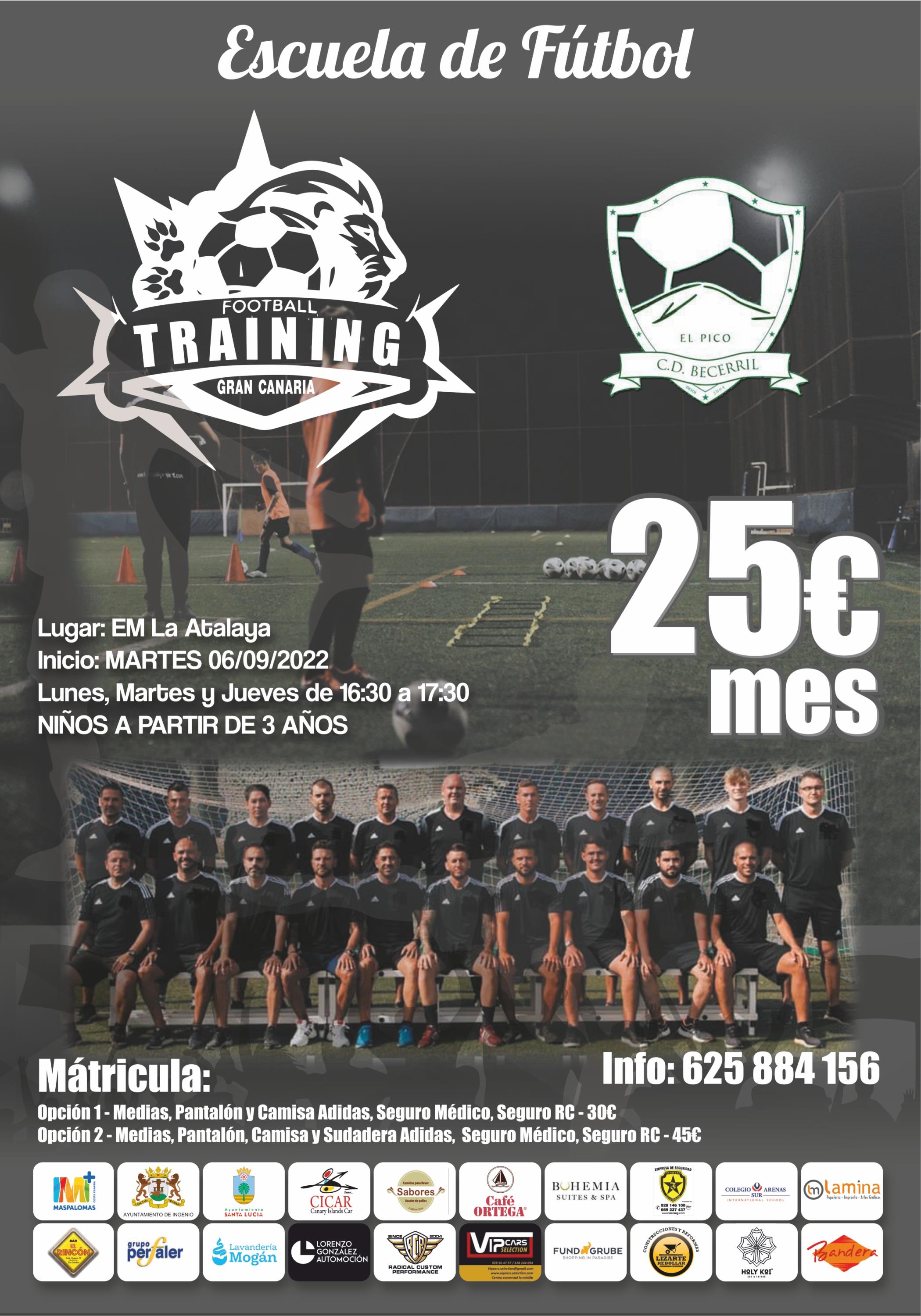 FOOTBALL TRAINING, LLEGA A LA ATALAYA.