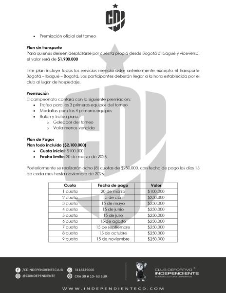 CIRCULAR 006 - COPA CAPITAL MUSICAL