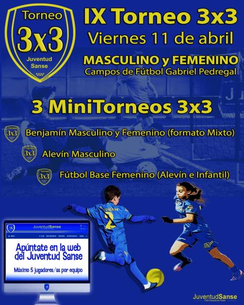 Torneo 3x3 Juventud Sanse 2025