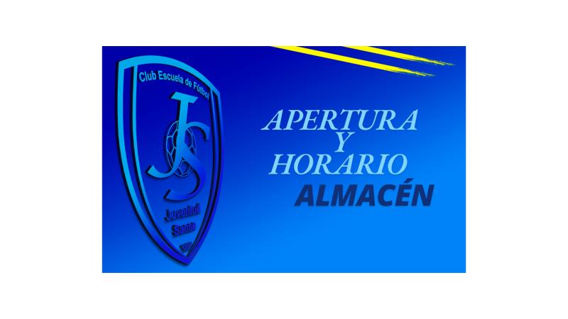 APERTURA ALMACÉN DE MATERIAL