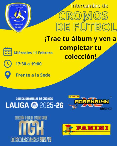 Intercambio de Cromos de Fútbol