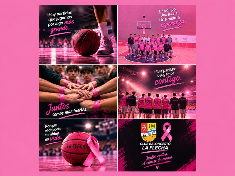 BALONCESTO LA FLECHA SE SUMA A LA LUCHA CONTRA EL CÁNCER