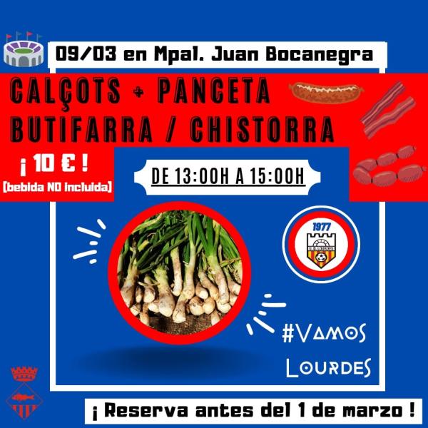 CALÇOTADA DIA 09/03/2025