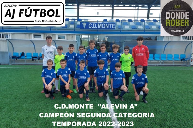 Foto oficial. Alevín A. Campeón 2ª categoría